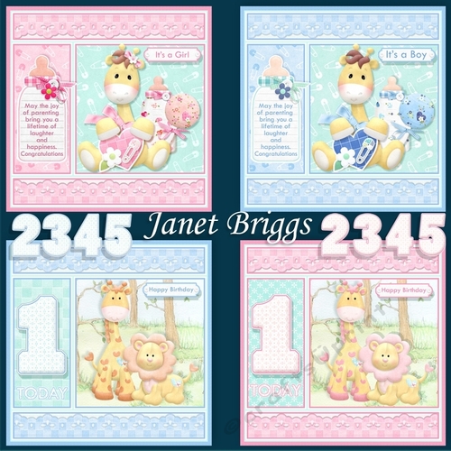 NEW BABY AND TODDLER AGES 7.5 Decoupage & Inserts Bumper Kit