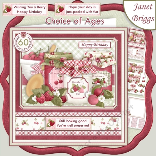 YOURE WELL PRESERVED Jam Decoupage Ages & Insert Kit