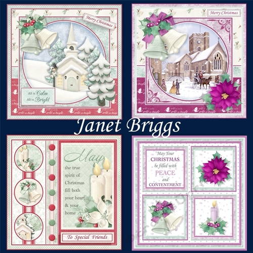 ALL IS CALM CHRISTMAS 7.5 Decoupage Bumper Kit