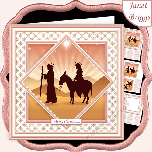 CHRISTMAS JOURNEY TO BETHLEHEM 7.5 Quick Layer Card & Insert