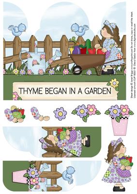Gate Fold Pop Up Garden Gals