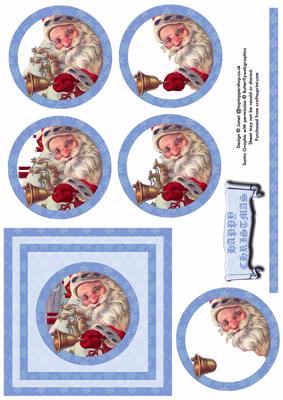 Vintage Santa Tunnel Sheet