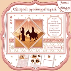 JOURNEY TO BETHLEHEM A5 Christmas Pyramage & Insert Kit