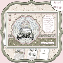 CAR & GIFTS Muted Christmas A5 Pyramage & Insert Kit