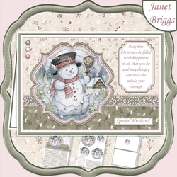 SNOWMAN Muted Christmas A5 Pyramage & Insert Kit
