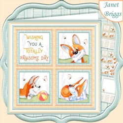 PAWSOME DAY SQUARES 7.5 Quick Layer Card & Insert Mini Kit