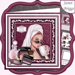 PAMPER DAY 7.5 Decoupage & Insert Card Kit