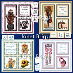 FEMALE BIRTHDAY & MOTHERS DAY 7.5 Quick Layer Cards & Insert Bumper Kit