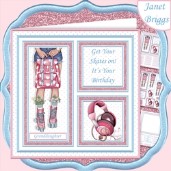 GET YOUR SKATES ON SQUARES 7.5 Quick Layer Card & Insert Kit