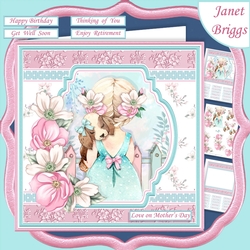 PUPPY LOVE 7.5 Decoupage & Insert Card Kit