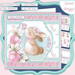 HELLO BUTTERFLY 7.5 Decoupage & Insert Card Kit