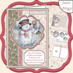 SNOWMAN A5 Portrait Christmas Pyramage & Insert Kit