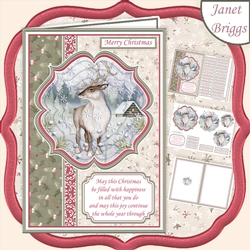 FOREST STAG A5 Portrait Christmas Pyramage & Insert Kit