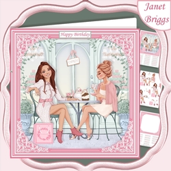 AFTERNOON TEA 7.5 Decoupage & Insert Card Kit