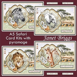 TAKE A WALK ON THE WILD SIDE A5 SAFARI ANIMALS BUMPER KIT