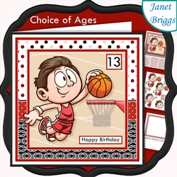 BASKETBALL 7.5 Decoupage & Insert Mini Kit