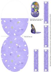 Meadow Poppies Easel Card Base Part 2