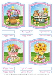 Image of cup99585_68 - Easter Tubs & Pots Card Toppers for Easter