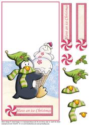 Have an Ice Christmas Over the Edge Card