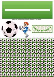 Football Penny Slider Sheet