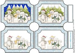 Have a Chilled Christmas Tunnel Decoupage