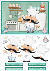 The Little Chef Topper and Decoupage