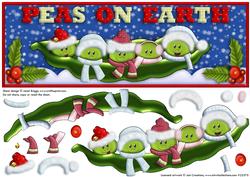 Peas on Earth Large Dl and Decoupage
