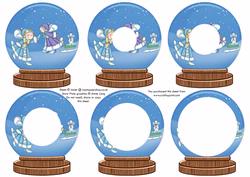 Snow Pixies Snow Globe Tunnel Sheet