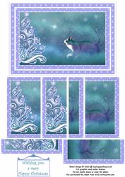 Moonlit Cat & Christmas Tree Side Stacker