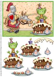 The Middle Ages Part 1 Humorous Topper & Decoupage