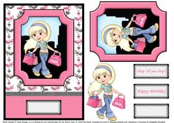 Shop 'til You Drop Quick Card & Toppers