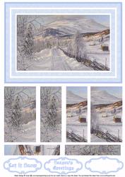 Winter Scene 2 Side Stacker Decoupage