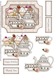 Teatime Treats Topper & Decoupage
