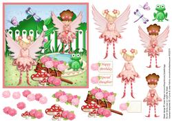 Fairies at the Bottom of the Garden Decoupage