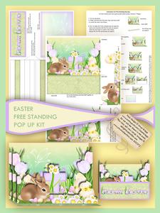 Easter Free Standing Pop Up Card Kit