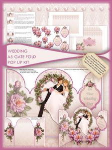 Wedding Gate Fold Pop Up Kit A5