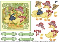 Quackers About You Square Topper & Deoupage