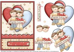 Together Forever Topper and Decoupage
