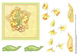 Fresh Daffodils Topper & Decoupage