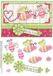 Making a B Line for You Topper & Decoupage