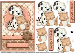 Furry Friends Topper & Decoupage