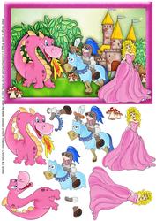 Once Upon a Time Topper & Decoupage