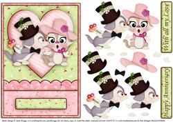 Kitties in Love Topper and Decoupage
