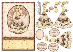 Sunbonnet Lady Topper and Decoupage