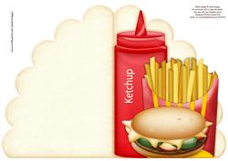Junk Food Shape Card Part 1