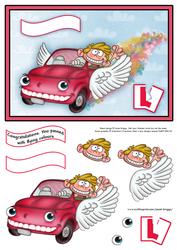 You Passed with Flying Colours Topper & Decoupage