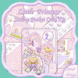Little Princess Scallop Pocket Card Kit