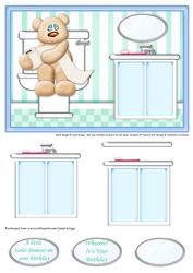 Potty Friend Sheet 1 Birthday or Get Well