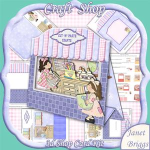 3D Craft Shop Card Kit