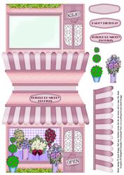 Florist Shop Quick Shape Card